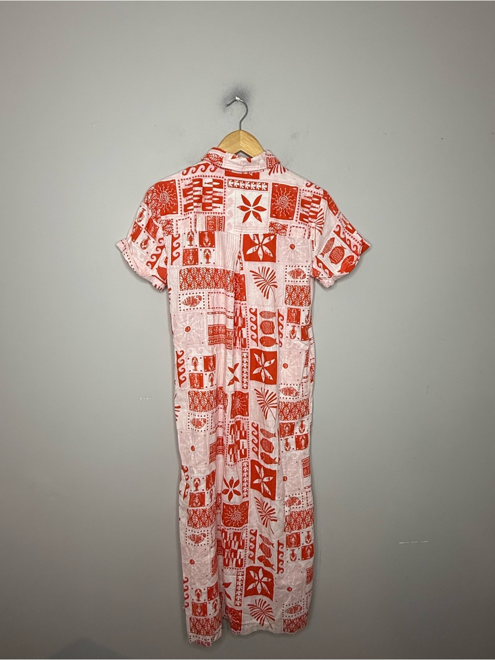 Sardine Print dress midi Maxi Small Coastal Novelty Fish Graphic Statement Dress